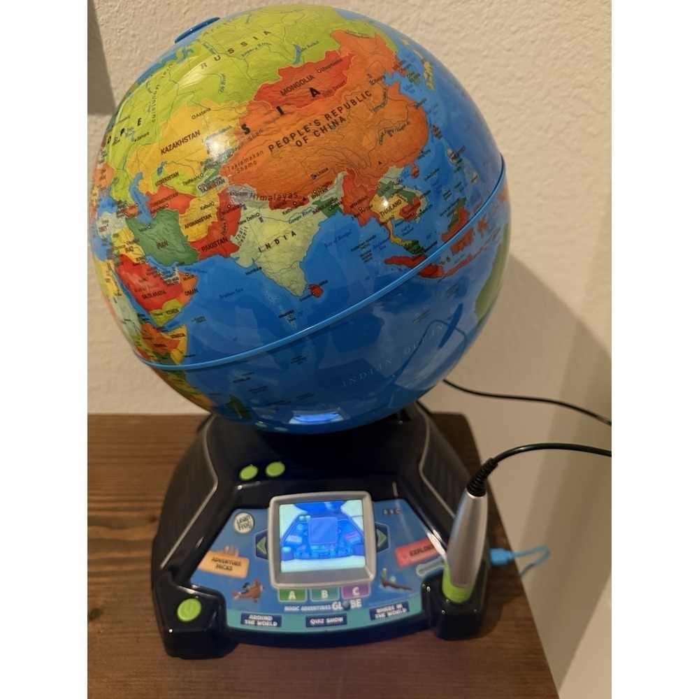 LeapFrog Magic Adventures Globe 2.8" Video Screen BBC Videos Interactive Games